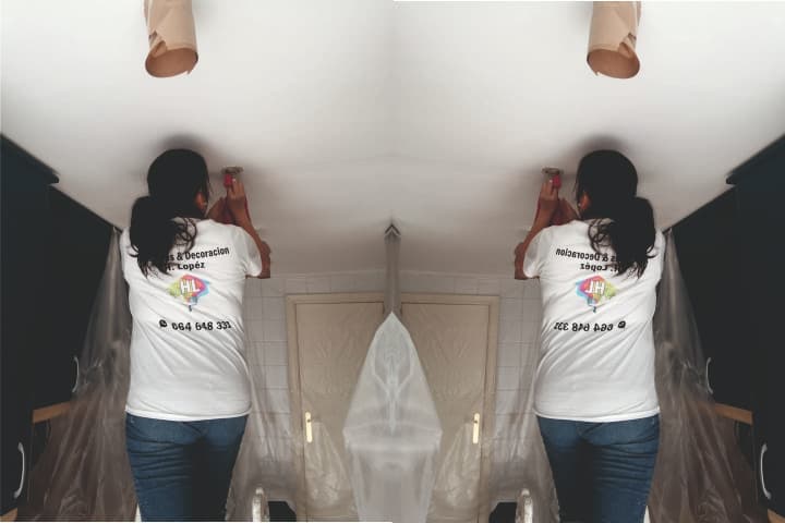 LImpieza despues del pintado